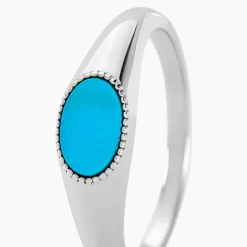 Histoire d'Or Bague Ocean Argent Blanc Turquoise argent blanc turquoise bleu Outlet