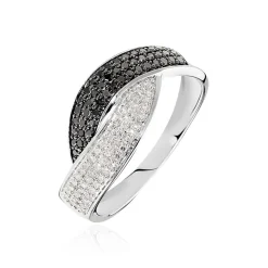 Histoire d'Or Bague Oia Or Blanc Diamant Discount