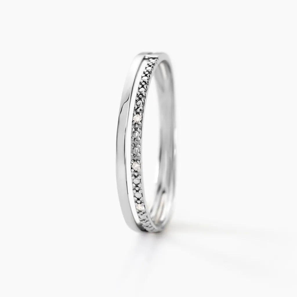 Histoire d'Or Bague Olena or blanc diamant Online