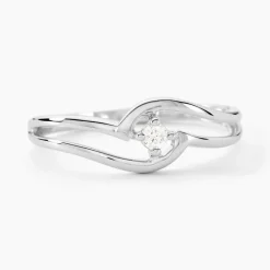 Histoire d'Or Bague Onenn Or Blanc Diamant Outlet