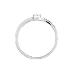 Histoire d'Or Bague Onenn Or Blanc Diamant Outlet