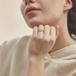 Histoire d'Or Bague Onenn Or Blanc Diamant Outlet