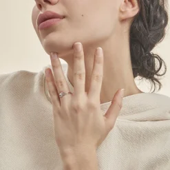 Histoire d'Or Bague Onenn Or Blanc Diamant Outlet