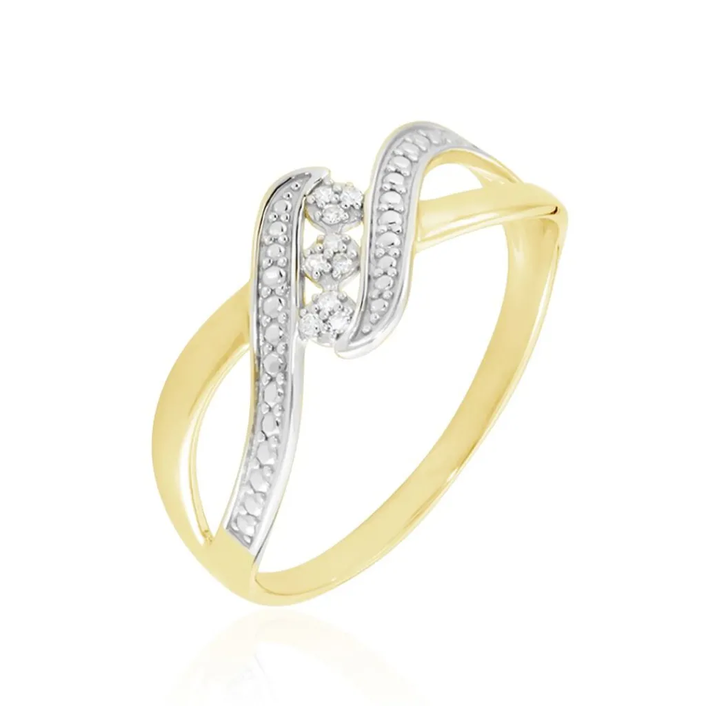 Histoire d'Or Bague Or Bicolore Aatu Diamants Outlet