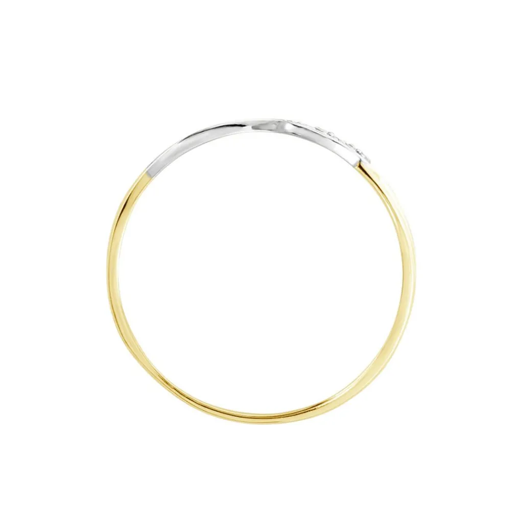 Histoire d'Or Bague Or Bicolore Aatu Diamants Outlet