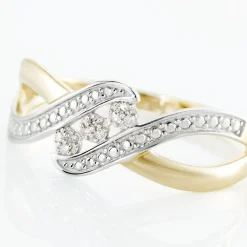 Histoire d'Or Bague Or Bicolore Aatu Diamants Outlet