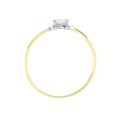 Histoire d'Or Bague Or Bicolore Goulvena Oxyde De Zirconium Best
