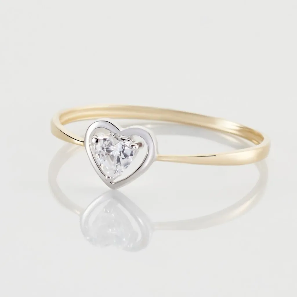 Histoire d'Or Bague Or Bicolore Goulvena Oxyde De Zirconium Best