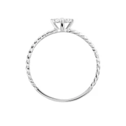 Histoire d'Or Bague Or Blanc Addie Diamants Sale