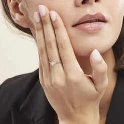 Histoire d'Or Bague Or Blanc Addie Diamants Sale