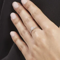 Histoire d'Or Bague Or Blanc Addie Diamants Sale