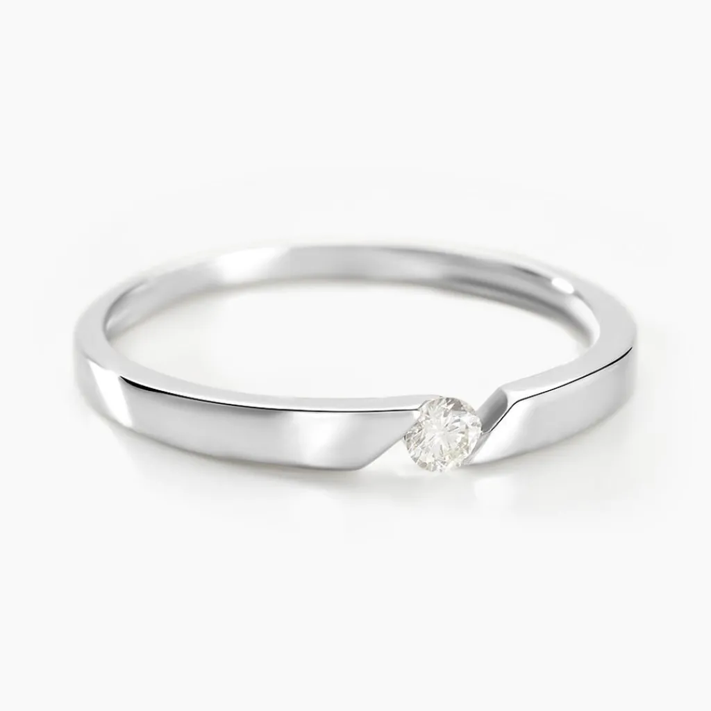 Histoire d'Or Bague Or Blanc Anilie Diamant Hot