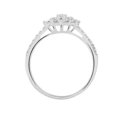 Histoire d'Or Bague Or Blanc  Chouchana Diamant Synthetique Outlet