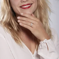 Histoire d'Or Bague Or Blanc  Chouchana Diamant Synthetique Outlet