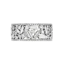 Histoire d'Or Bague Or Blanc Collection 1986 Diamants Clearance