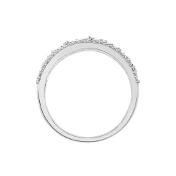 Histoire d'Or Bague Or Blanc Collection 1986 Diamants Clearance