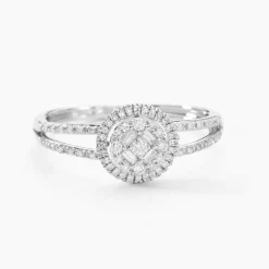 Histoire d'Or Bague Or Blanc Collection 1986 Diamants Online