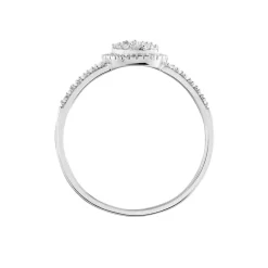 Histoire d'Or Bague Or Blanc Collection 1986 Diamants Online