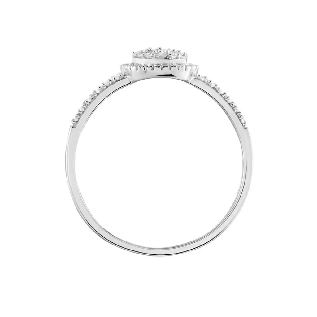 Histoire d'Or Bague Or Blanc Collection 1986 Diamants Online