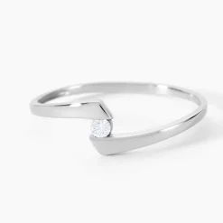 Histoire d'Or Bague Or Blanc Diamant Clearance