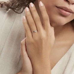 Histoire d'Or Bague Or Blanc Diamant Clearance