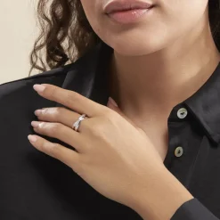 Histoire d'Or Bague s or blanc diamant Best