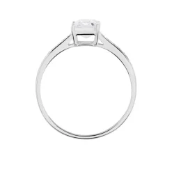 Histoire d'Or Bague Or Blanc Gesacus Oxyde De Zirconium Discount