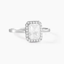 Histoire d'Or Bague Or Blanc Goulven Oxyde De Zirconium Clearance