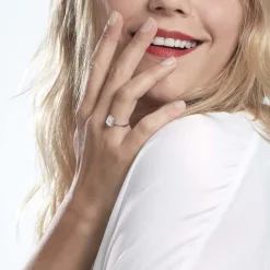 Histoire d'Or Bague Or Blanc Goulven Oxyde De Zirconium Clearance