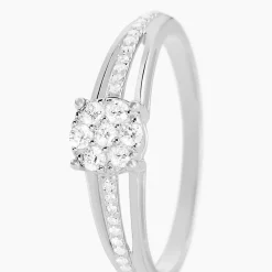 Histoire d'Or Bague Or Blanc Katherina Diamants or blanc diamant Best