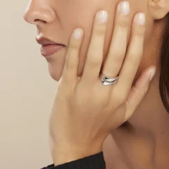 Histoire d'Or Bague Or Blanc Kristiina Diamants Discount