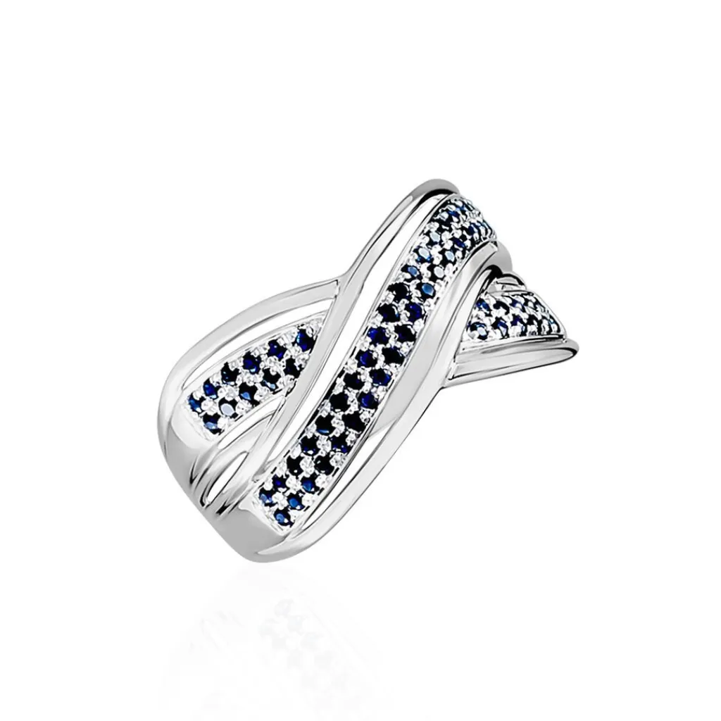 Histoire d'Or Bague Or Blanc Mauraine Saphirs Clearance