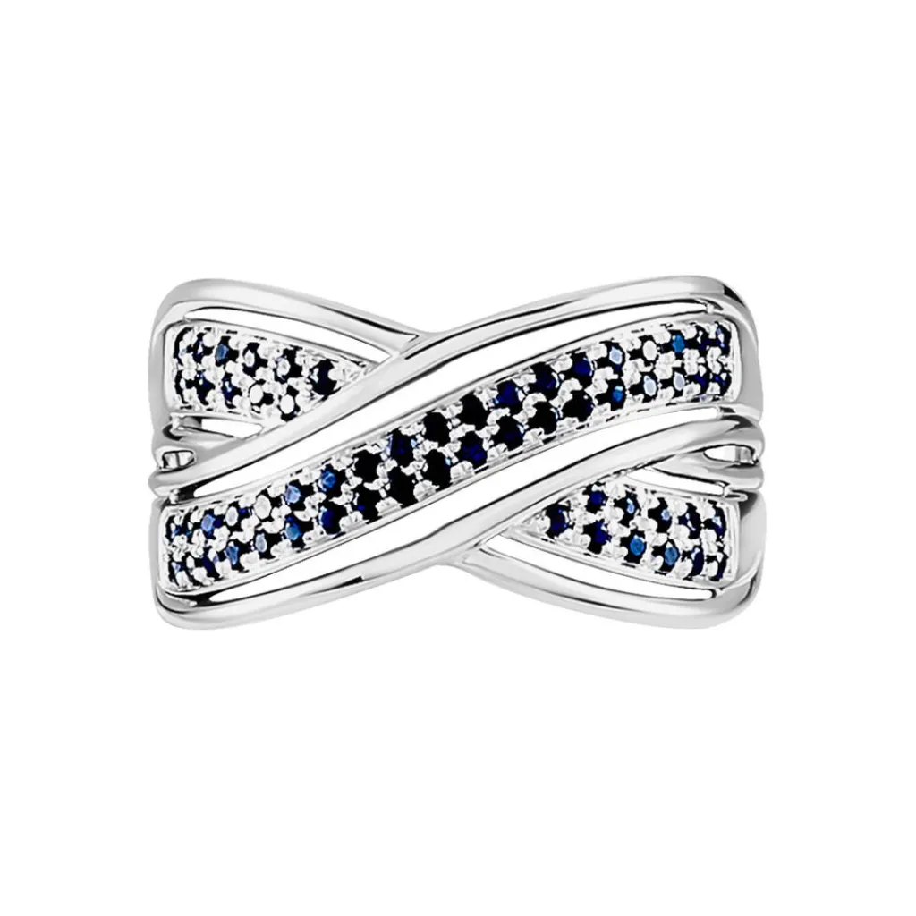 Histoire d'Or Bague Or Blanc Mauraine Saphirs Clearance
