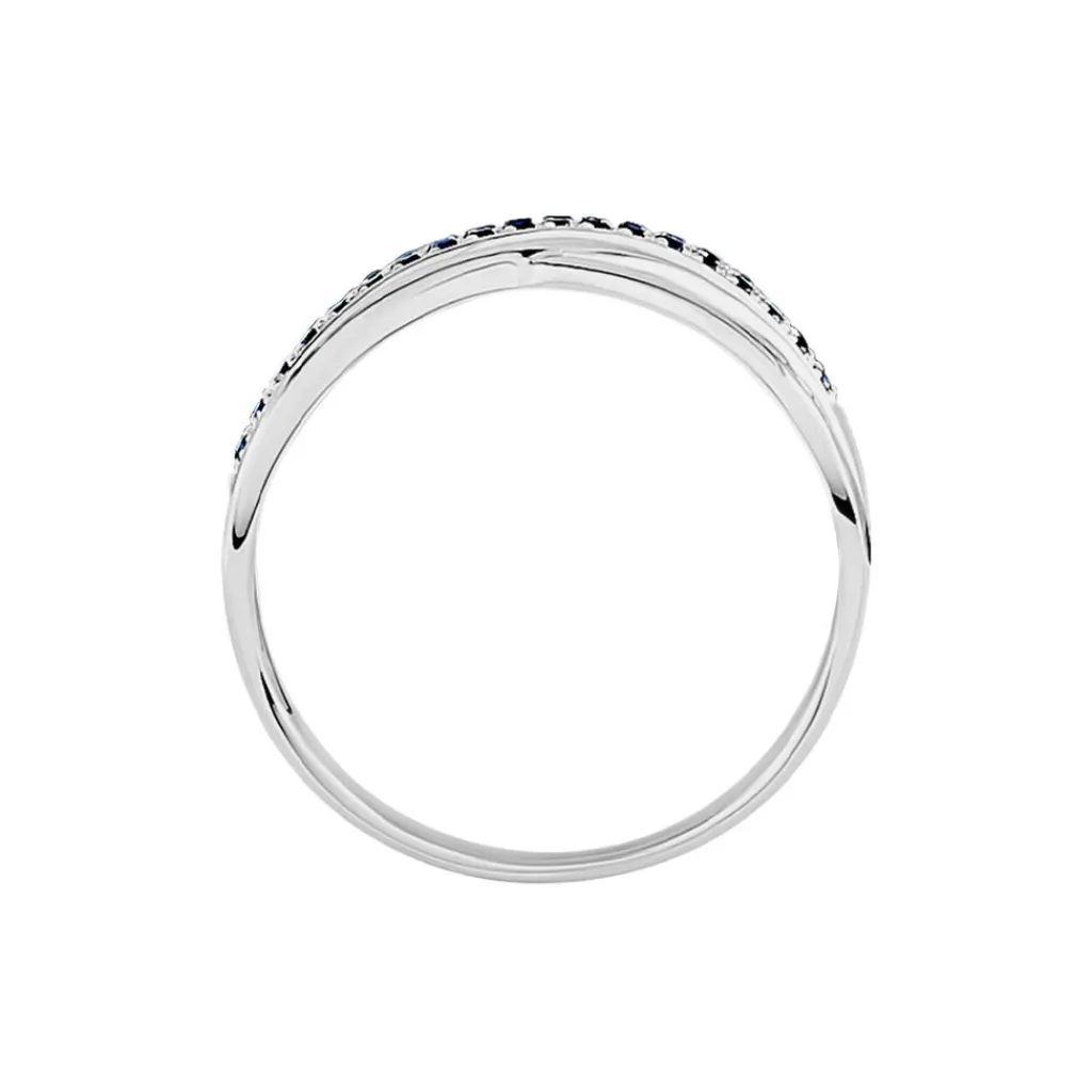 Histoire d'Or Bague Or Blanc Mauraine Saphirs Clearance