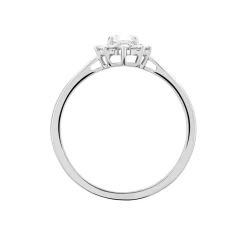 Histoire d'Or Bague Or Blanc Mysie Diamants Synthétiques Outlet