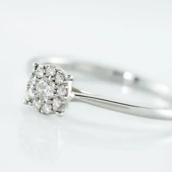 Histoire d'Or Bague Or Blanc Nori Oxyde De Zirconium