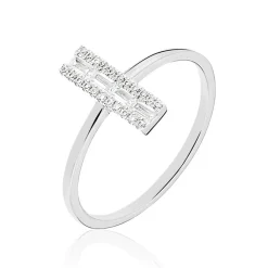 Histoire d'Or Bague Or Blanc Oxyde De Zirconium Outlet