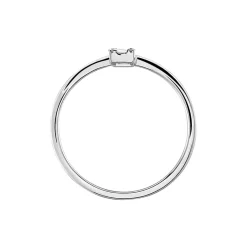 Histoire d'Or Bague Or Blanc Oxyde De Zirconium Outlet