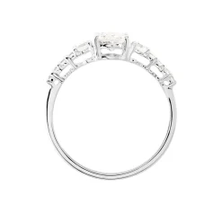 Histoire d'Or Bague Or Blanc Peadar Oxyde De Zirconium Outlet