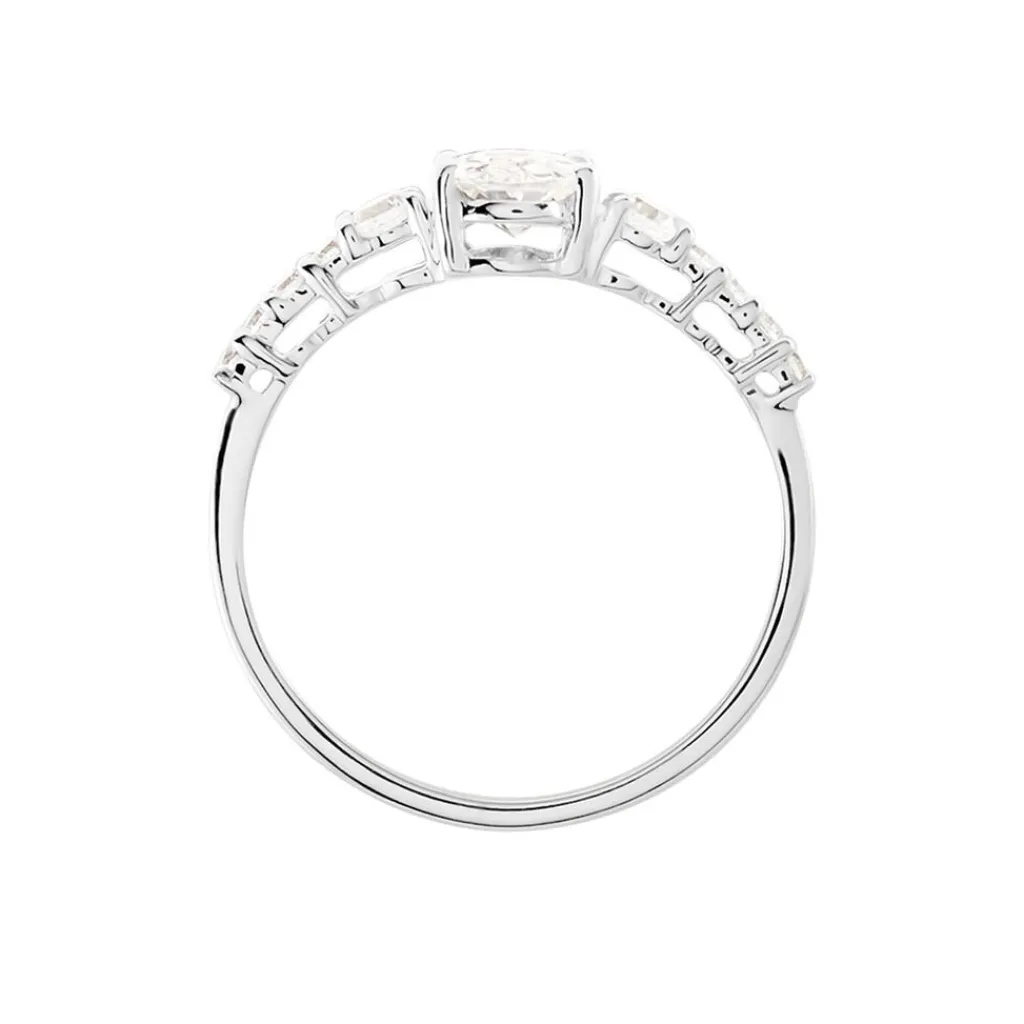 Histoire d'Or Bague Or Blanc Peadar Oxyde De Zirconium Outlet