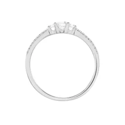 Histoire d'Or Bague Or Blanc Sabine Diamants Hot