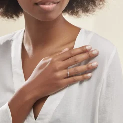 Histoire d'Or Bague Or Blanc Sabine Diamants Hot