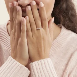 Histoire d'Or Bague Or Blanc Sabine Diamants Outlet