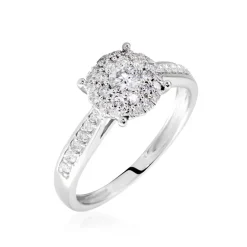 Histoire d'Or Bague Or Blanc  Shirlene Diamant Synthetique Hot