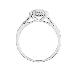 Histoire d'Or Bague Or Blanc  Shirlene Diamant Synthetique Hot