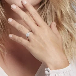 Histoire d'Or Bague Or Blanc  Shirlene Diamant Synthetique Hot