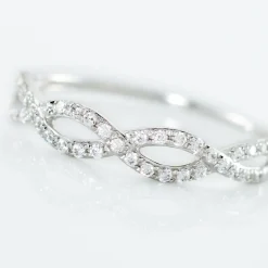 Histoire d'Or Bague Or Blanc Triston Oxyde De Zirconium Online