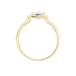 Histoire d'Or Bague Or Jaune Adrienne Oxydes De Zirconium or jaune oxyde Best