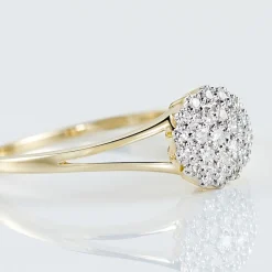 Histoire d'Or Bague Or Jaune Aspasia Diamants Hot