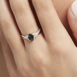 Histoire d'Or Bague Or Jaune Candice Topaze or jaune topaze bleu london Outlet